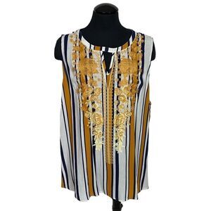 Andree NWT Floral Blouse - Women’s 1X